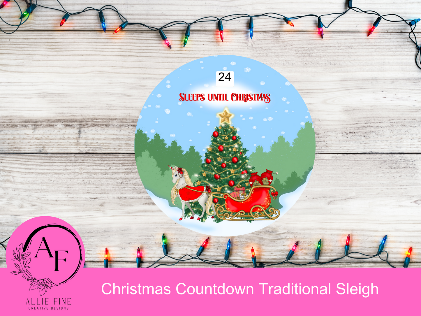 Christmas Countdown Advent Wheel