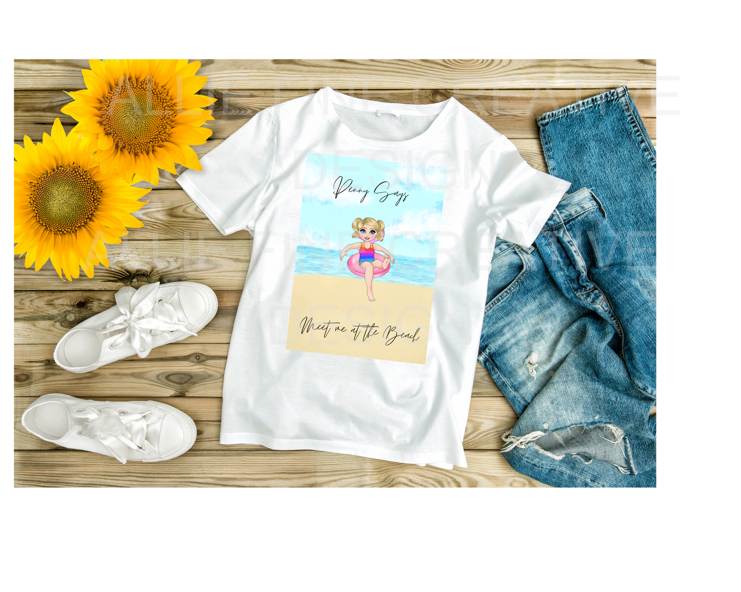 Meet Me at the Beach Tee Shirt