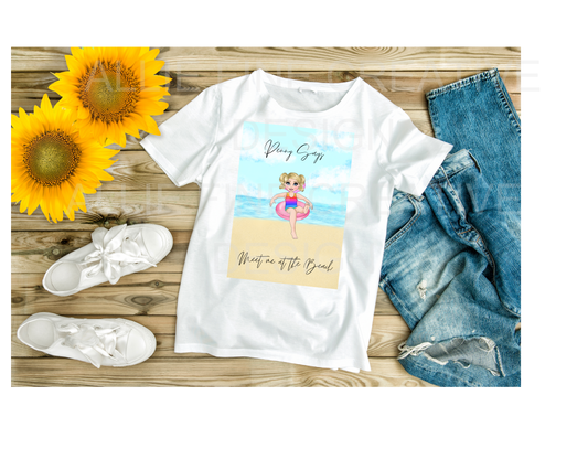 Meet Me at the Beach Tee Shirt