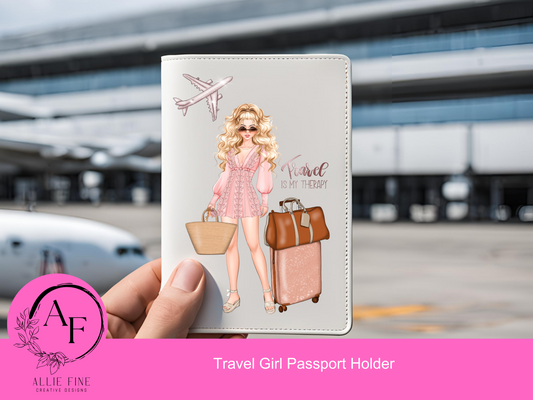 Travel Girl Passport Holder