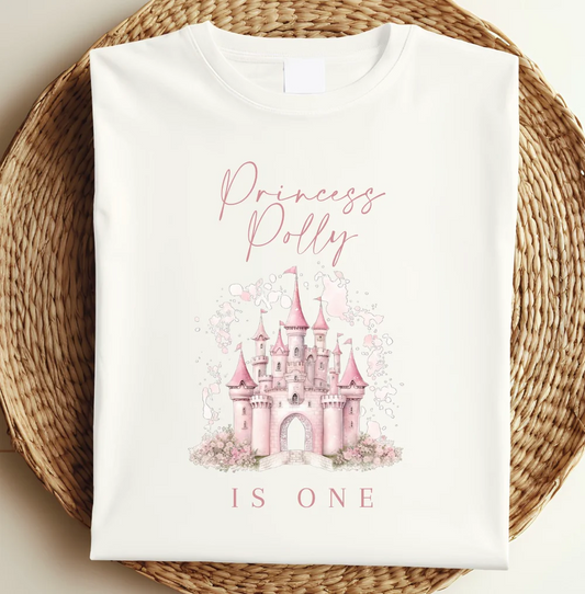 Princess Castle Birthday Tee