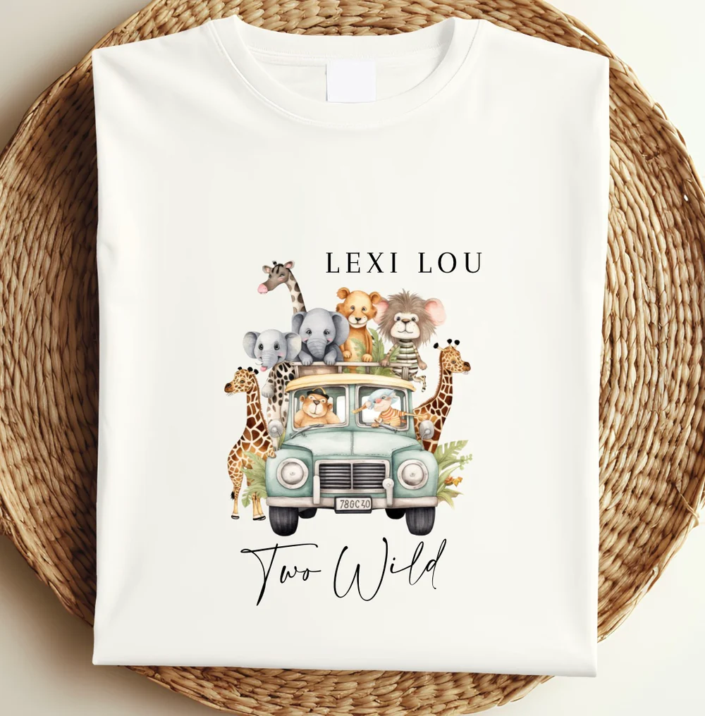 Safari Jeep Birthday Tee